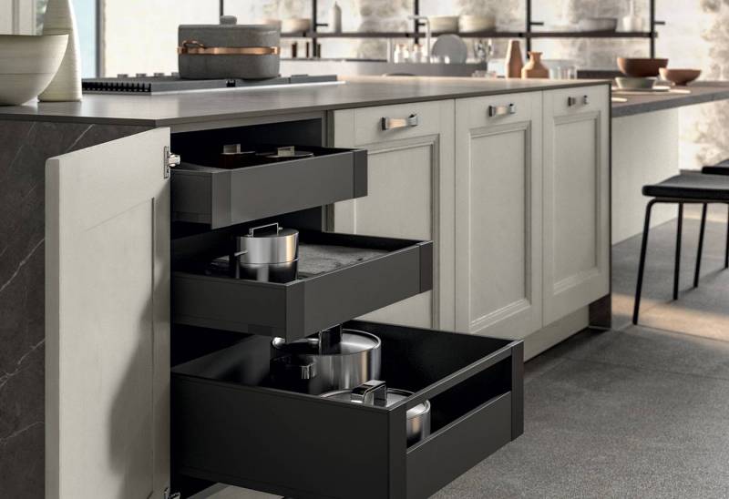 Cuisine Gioiosa tiroir rangement